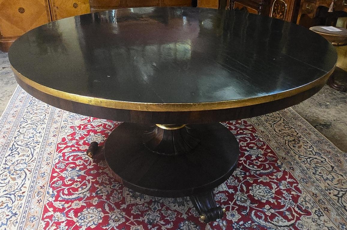 Large English Regency Tilt-Top Center Table For Sale 12