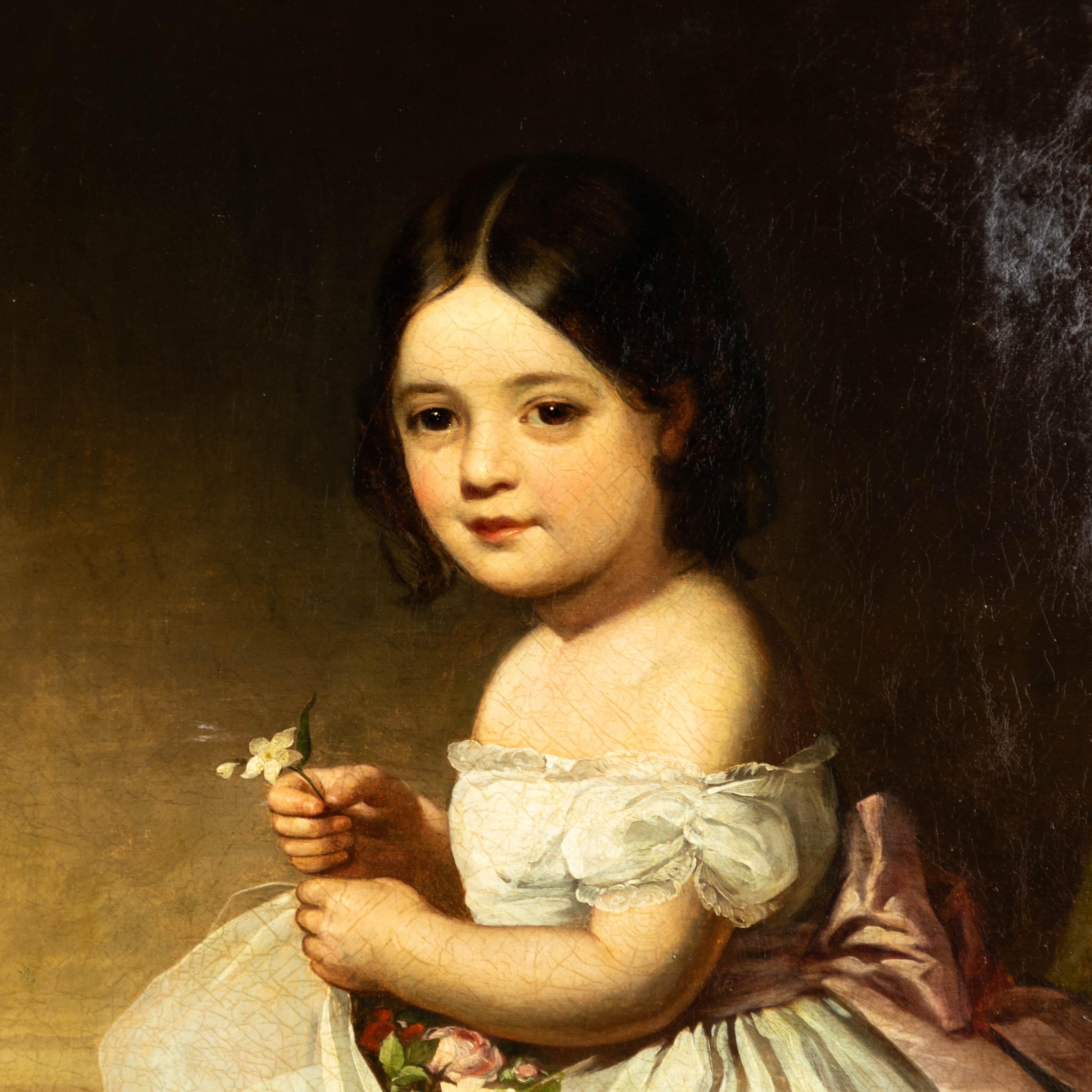 Huge English School Portrait of a Young Seated Girl Oil on Canvas Painting

From a private English collection
Free international shipping


