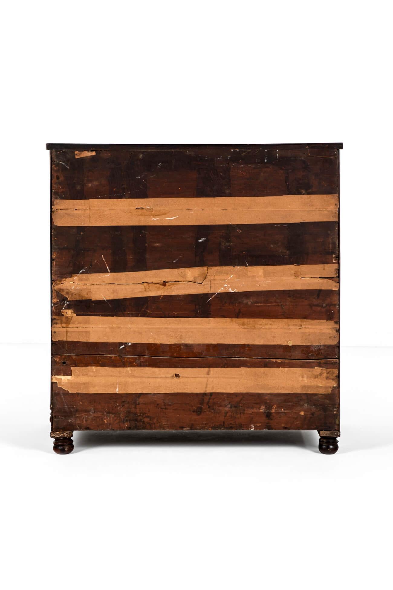 Large English Scottish Victorian Chest of Drawers 4