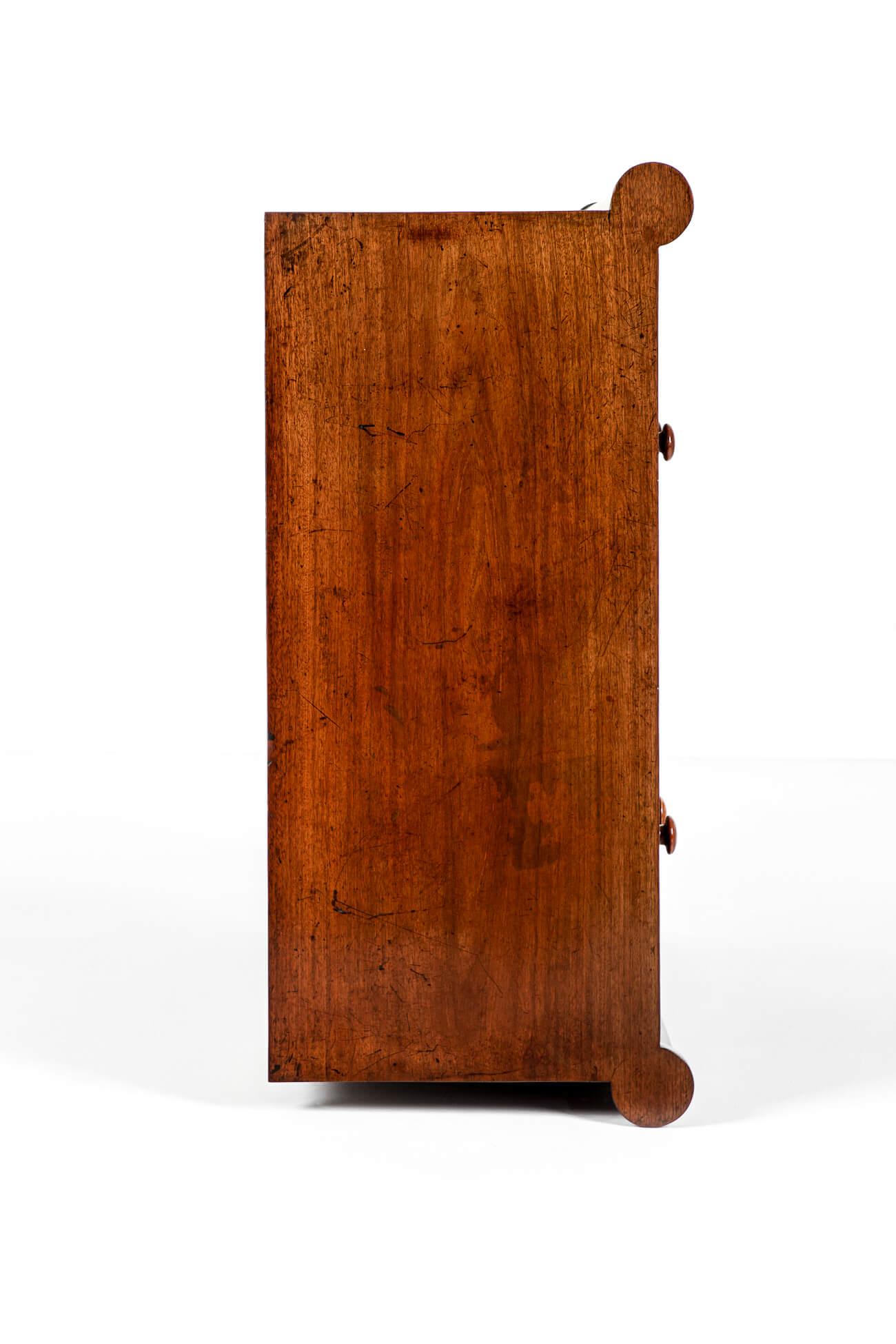Hand-Crafted Large English Scottish Victorian Chest of Drawers