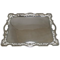 Large English Serving Tray by Martin Hall & Co., circa 1900