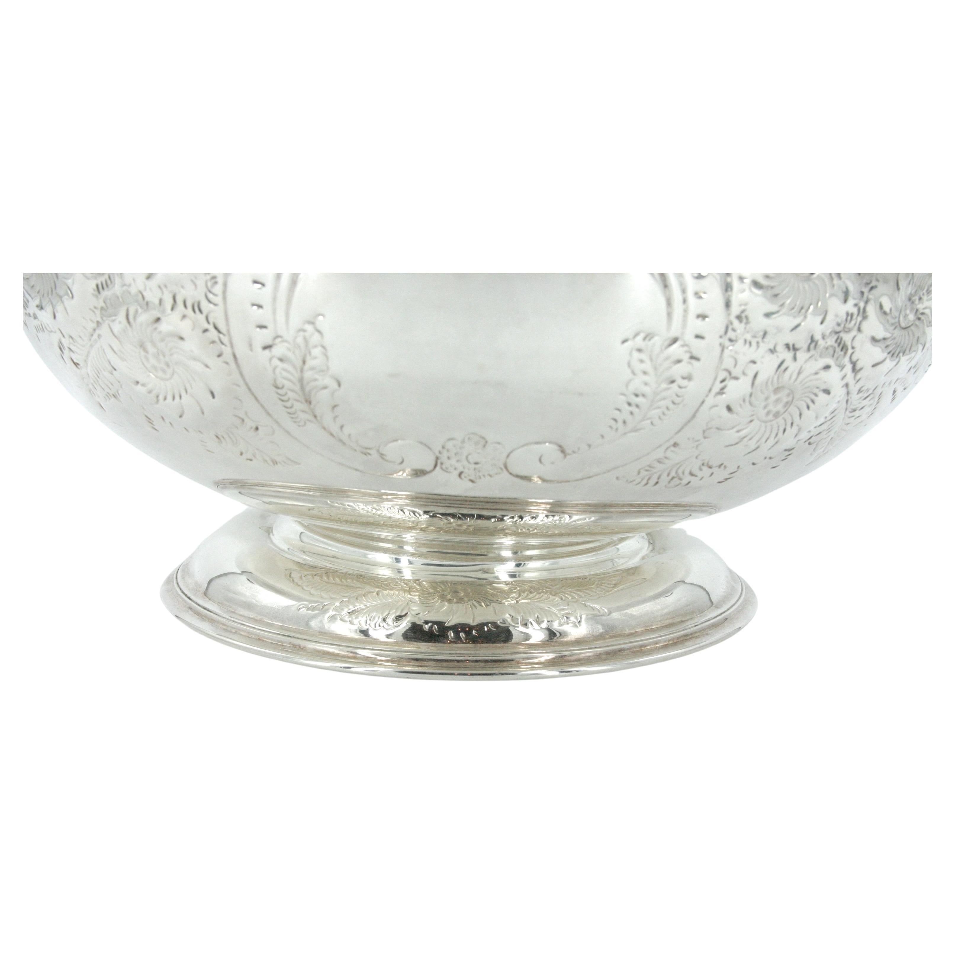 Mid-20th Century Large English Sheffield Punch Bowl / Cooler