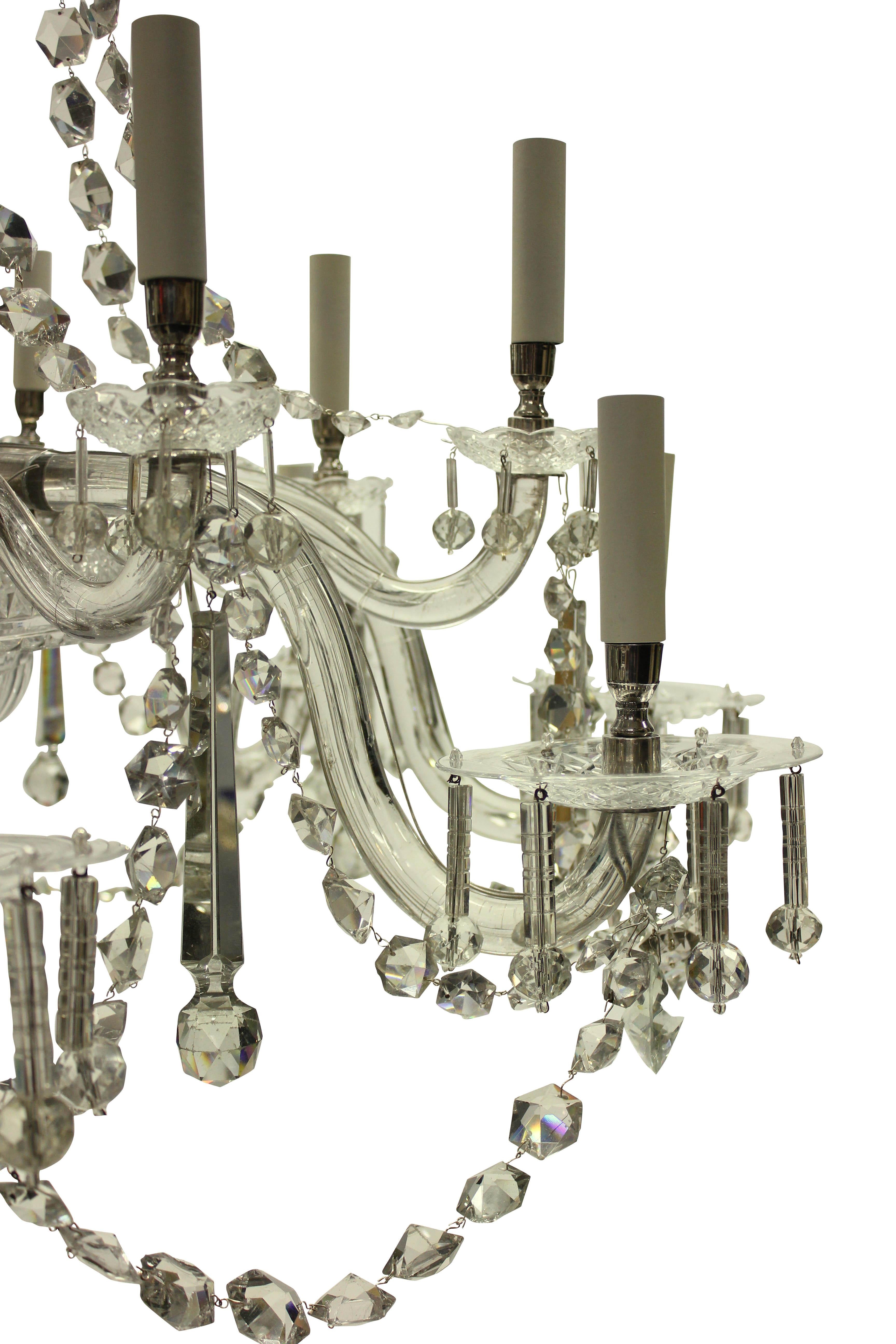 cut glass chandeliers