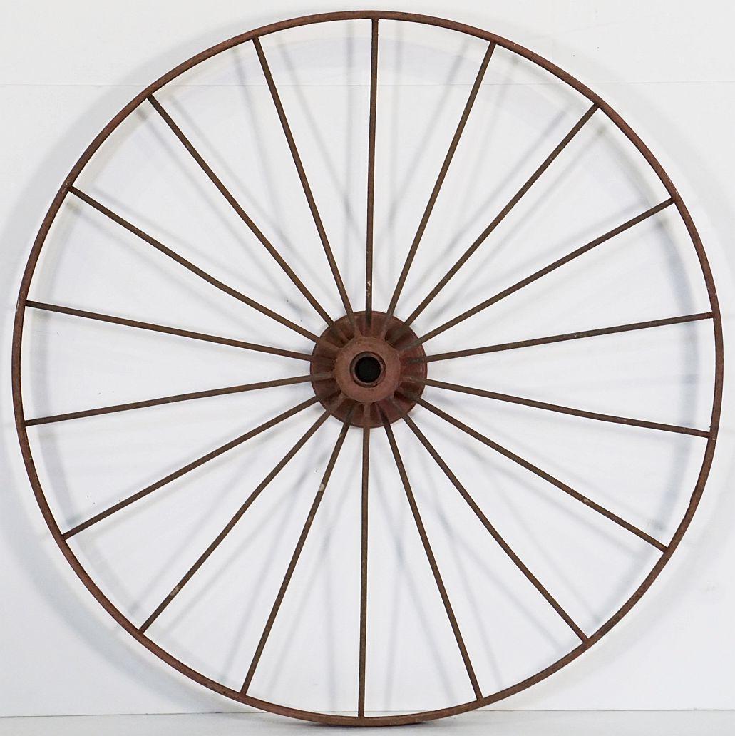 what are old metal wagon wheels worth