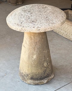 Large English Steddle or Staddle Stone for the Garden