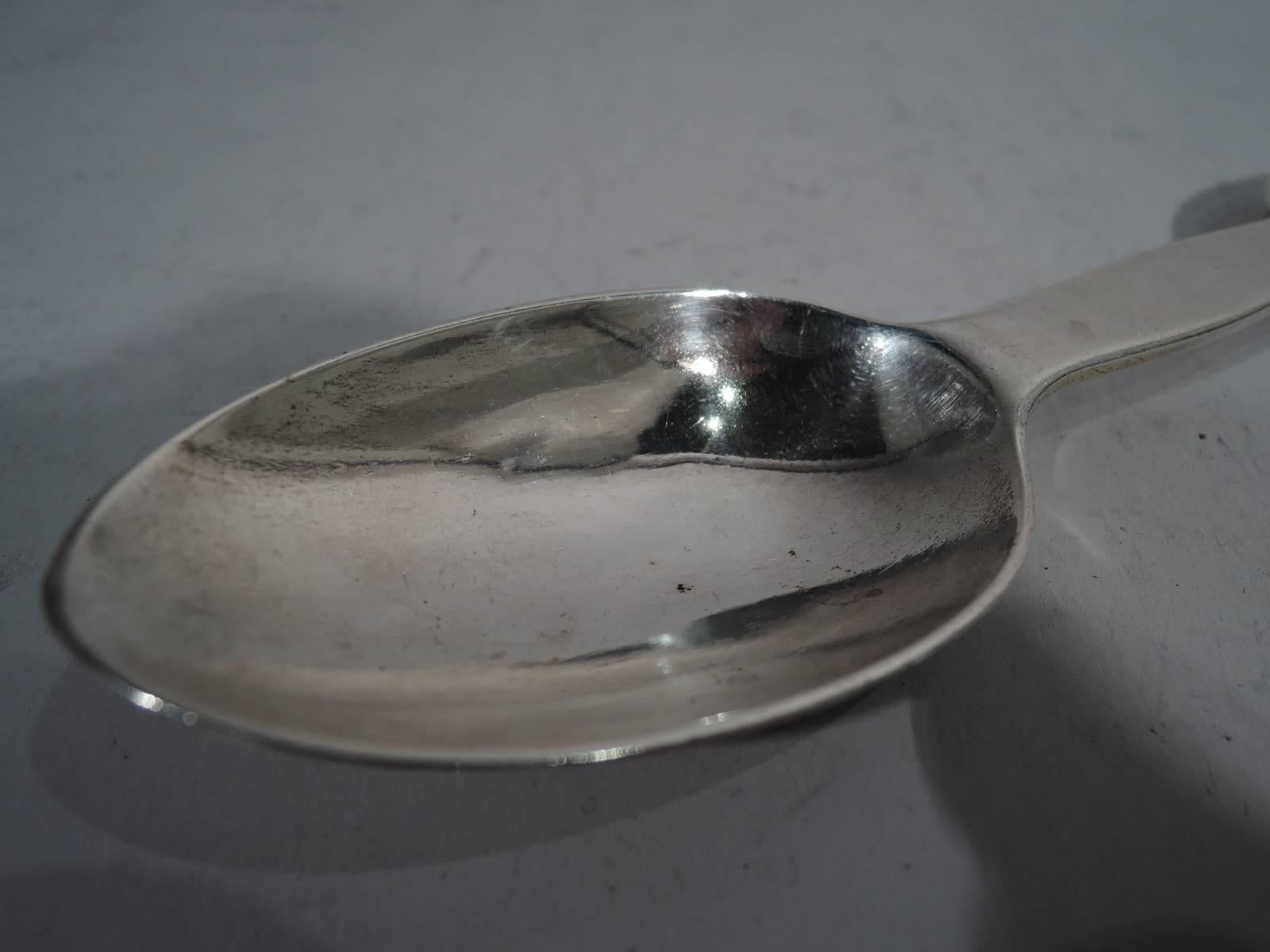 silver medicine spoon