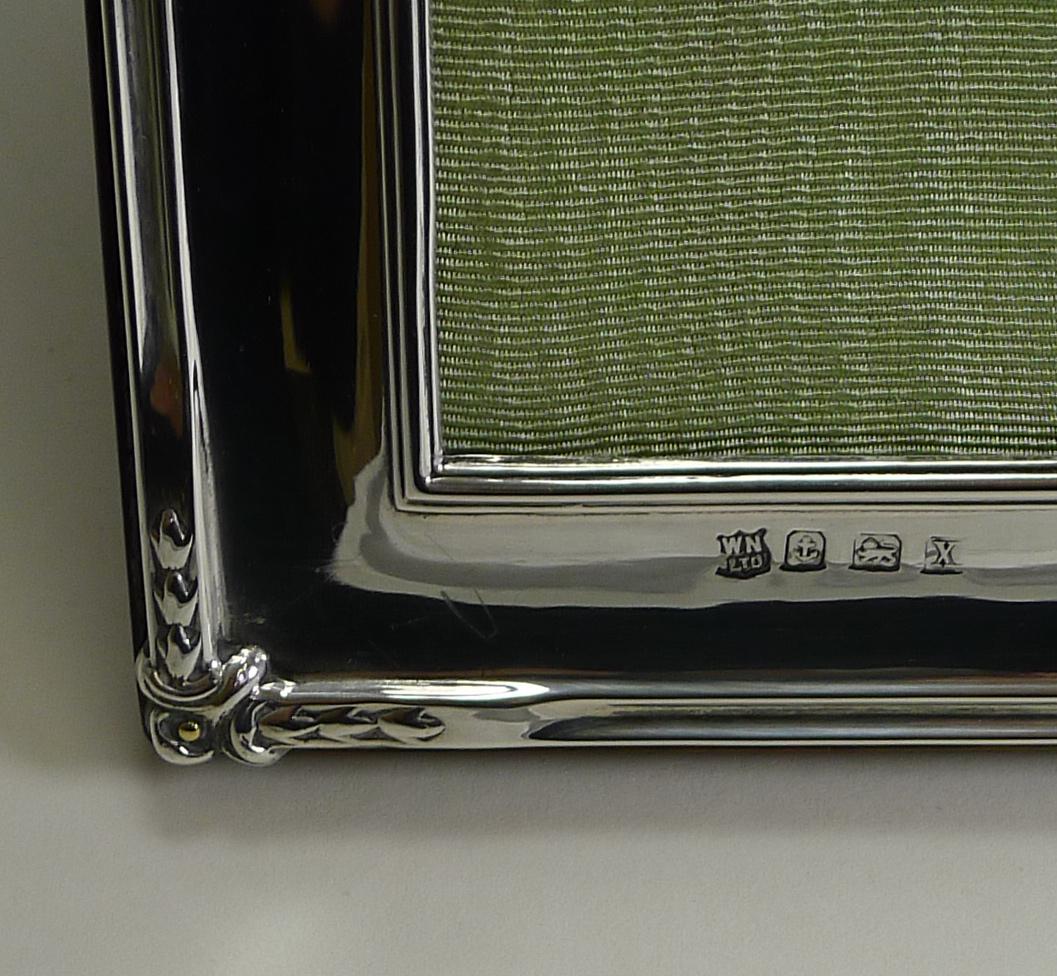 Large English Sterling Silver Picture / Photograph Frame, 1922 3