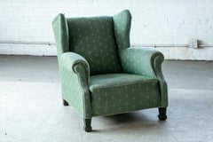 Large English-Style Over-Sized Club Chair, Denmark, 20th Century