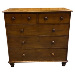 Gran cómoda inglesa victoriana de caoba