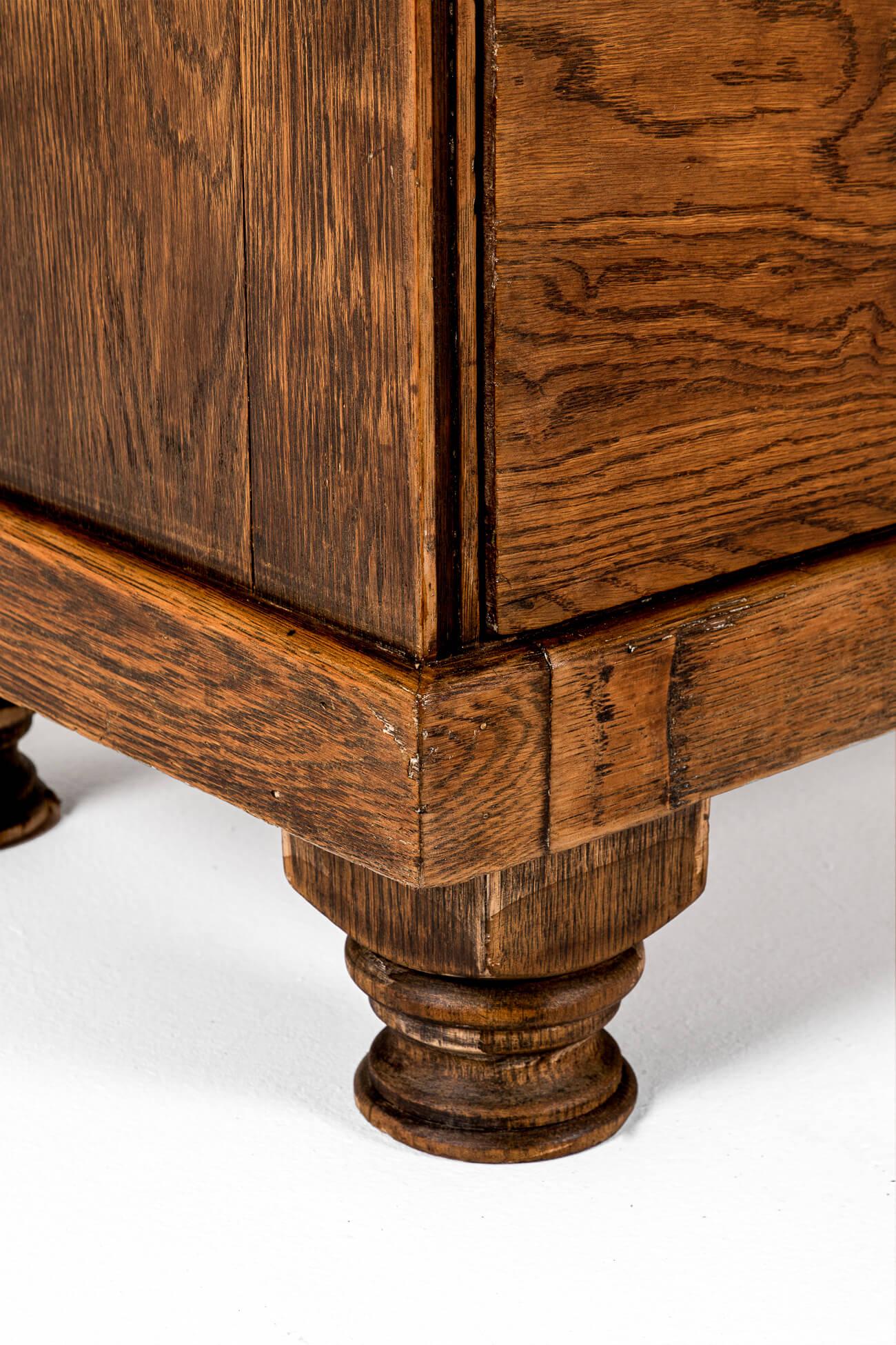 Large English Victorian Oak Haberdashery Drawers im Angebot 2
