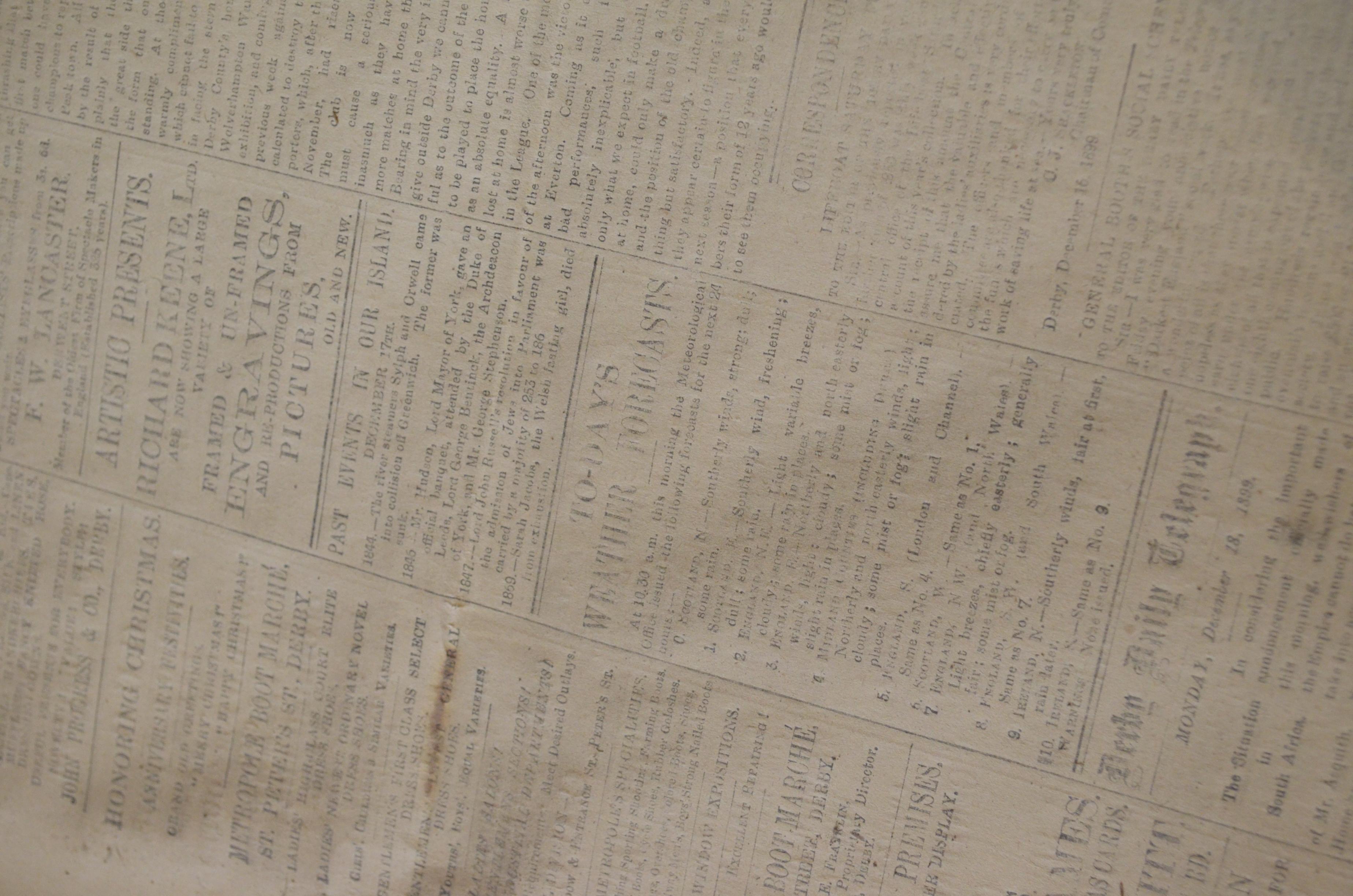 Gran espejo victoriano inglés 1899 en venta 7