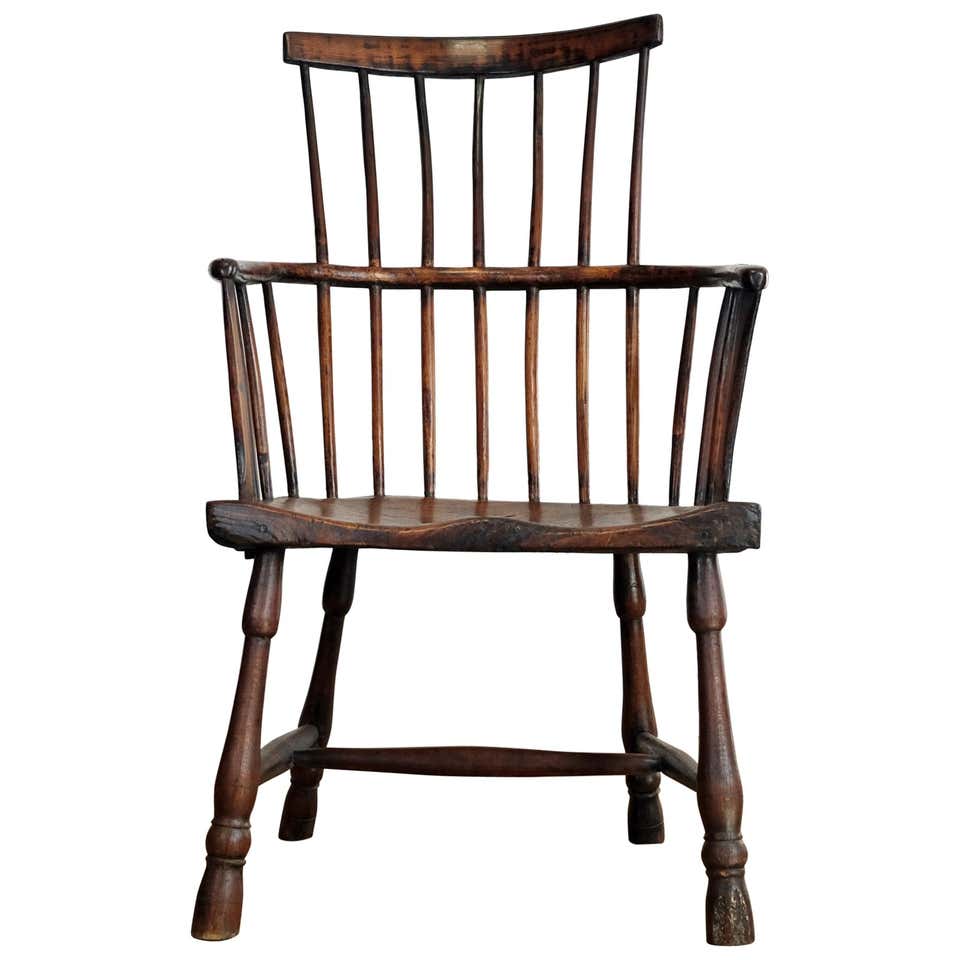 Large English West Country Comb Back Windsor Chair, 18th Century ...