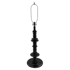 Large English Wood Lamp