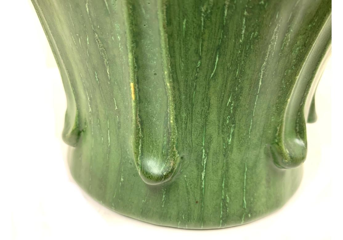 Fatto a mano Vaso grande in ceramica faience Ephraim in vendita