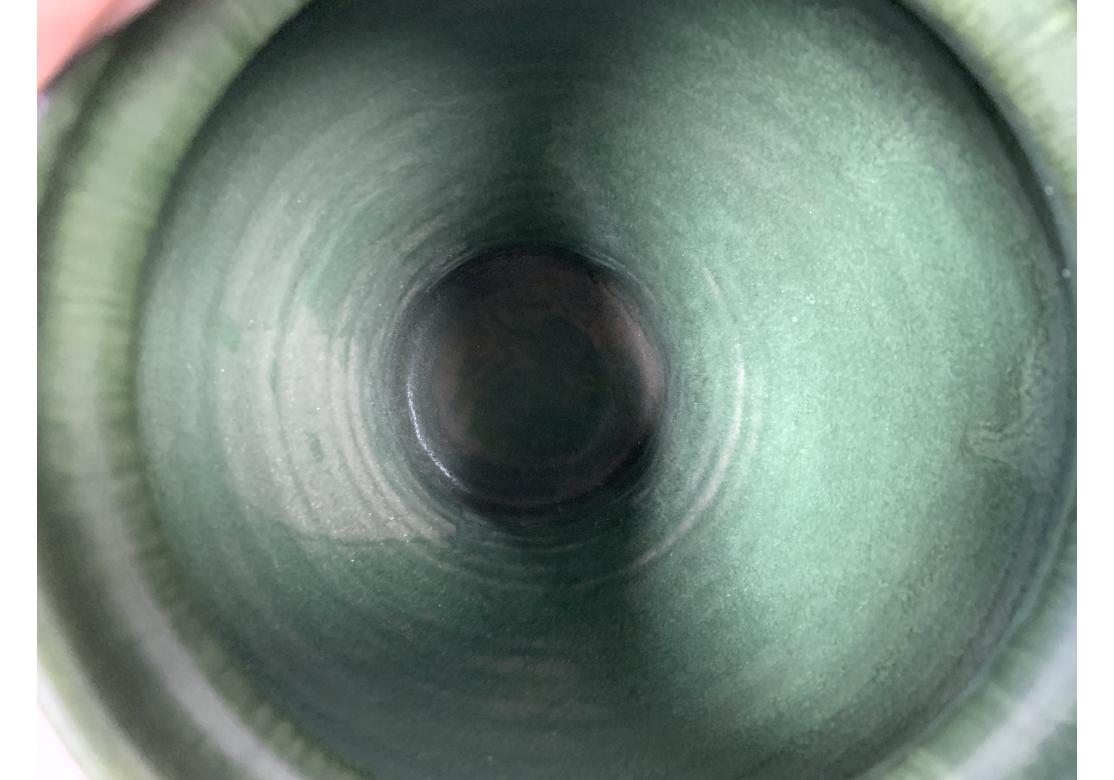 Terracotta Vaso grande in ceramica faience Ephraim in vendita