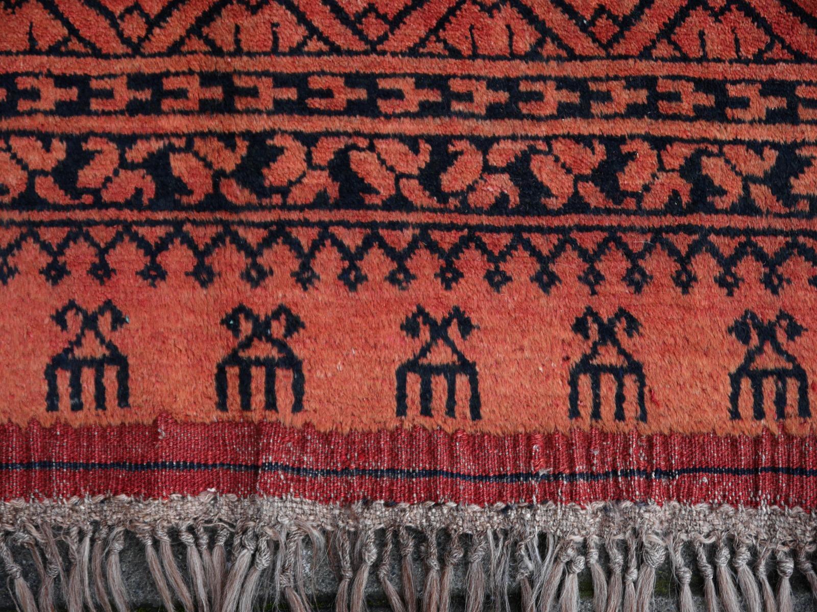 Afghan Large Ersari Tribal Turkoman Rug
