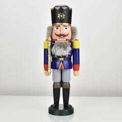 Großes Erzgebirge Weihnachts-Aktkratzer-Dekorationsstück Deutschland Vintage 1970er Jahre