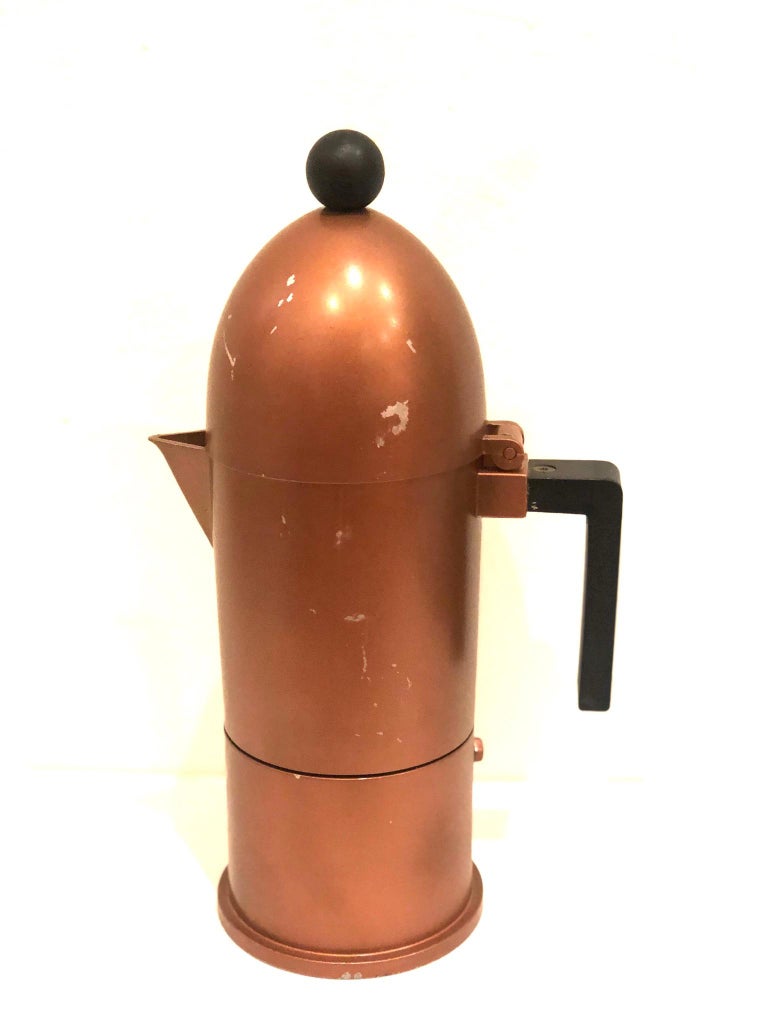 Large Espresso Coffee Maker Postmodern Design by Aldo Rossi for Alessi