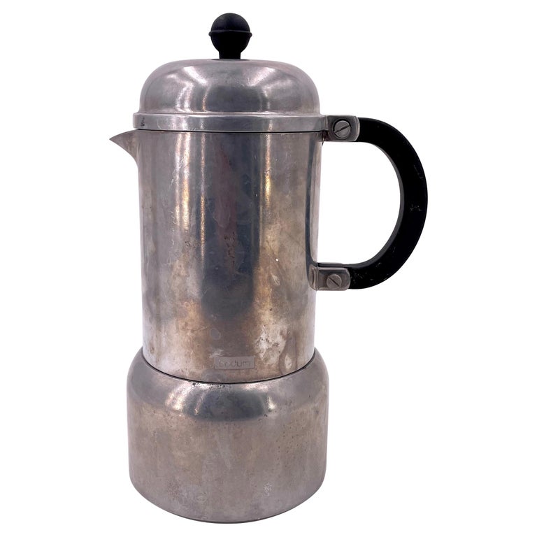 Large Espresso Coffee Maker Postmodern Design by Bodum 6 Cup For Sale at  1stDibs | bodum chambord espresso maker, bodum moka pot, bodum stovetop  espresso maker