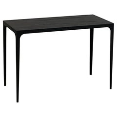 Large 'Esquisse' Ebonized Oak Side Table by Design Frères