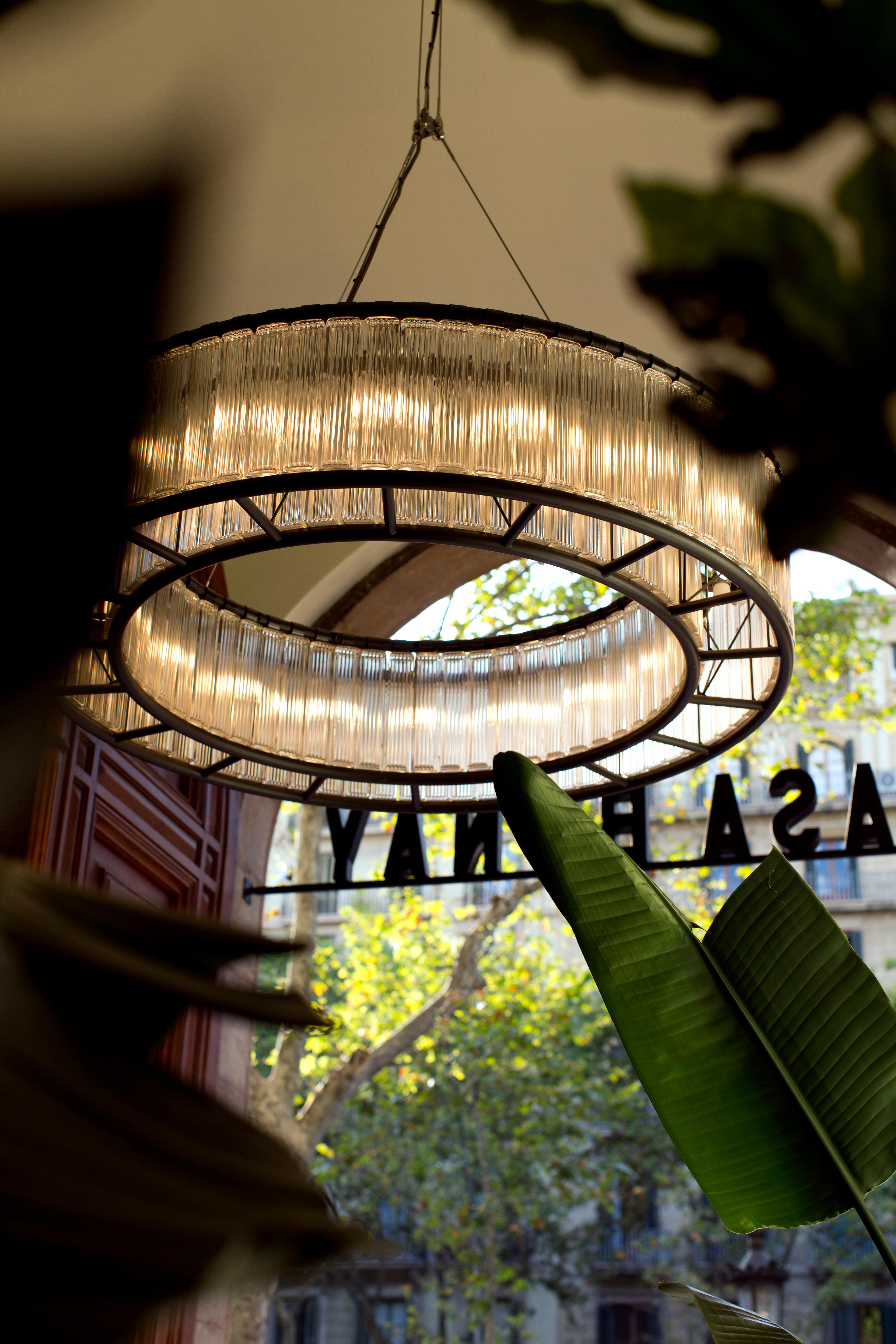 Modern Large Estadio Pendant Lamp by Miguel Milá