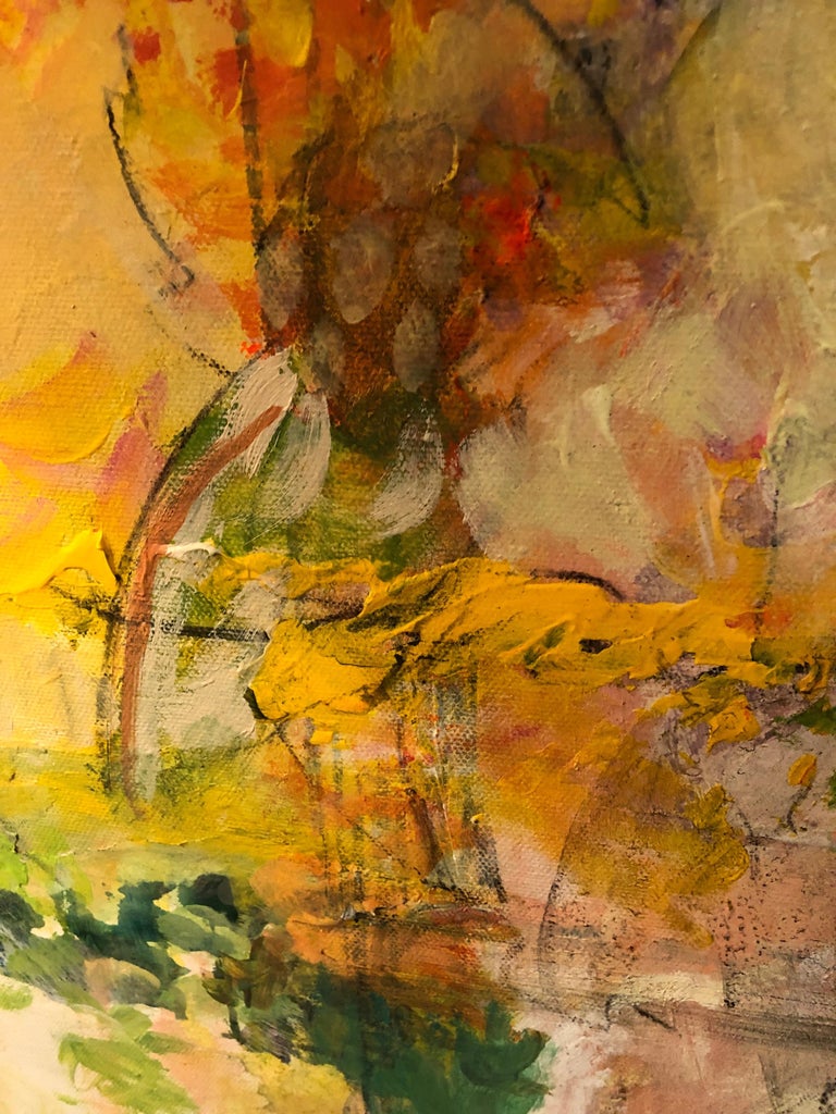 Large Ethereal Mixed Media Work of Art For Sale at 1stDibs