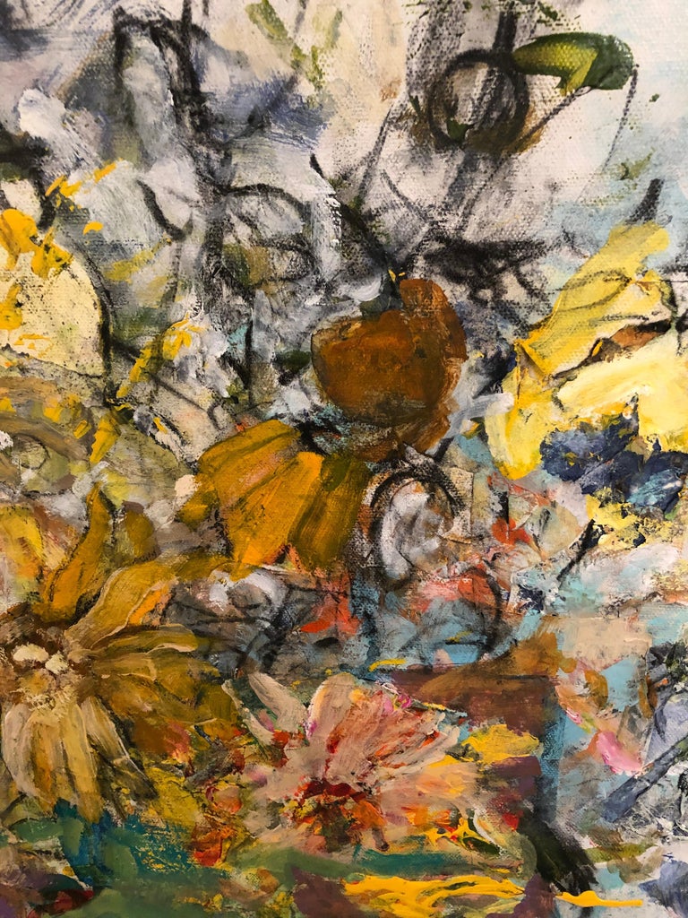 Large Ethereal Mixed Media Work of Art For Sale at 1stDibs