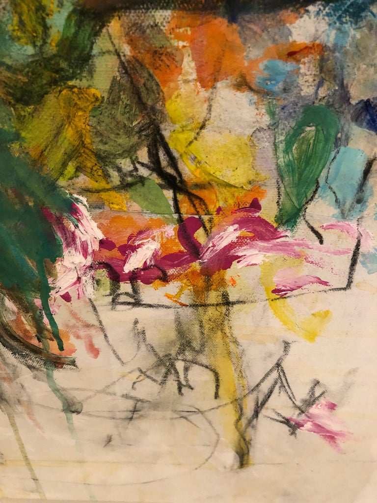 Large Ethereal Mixed Media Work of Art For Sale at 1stDibs