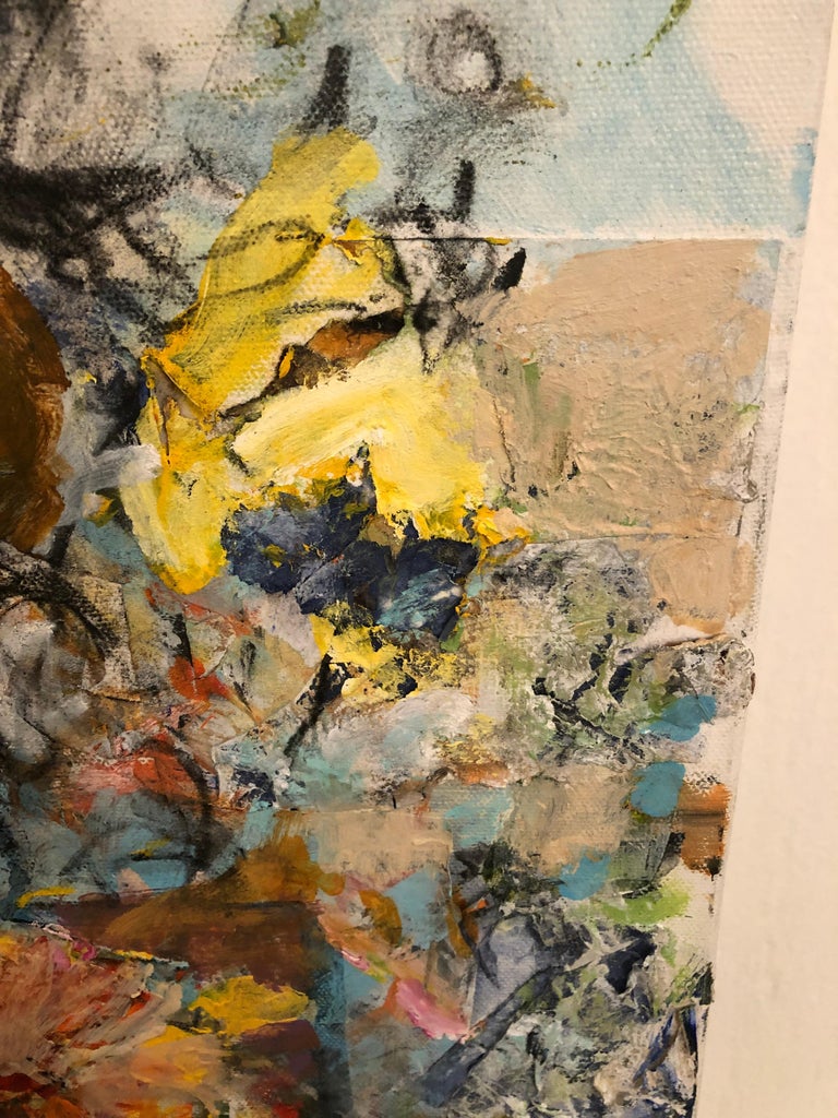 Large Ethereal Mixed Media Work of Art For Sale at 1stDibs