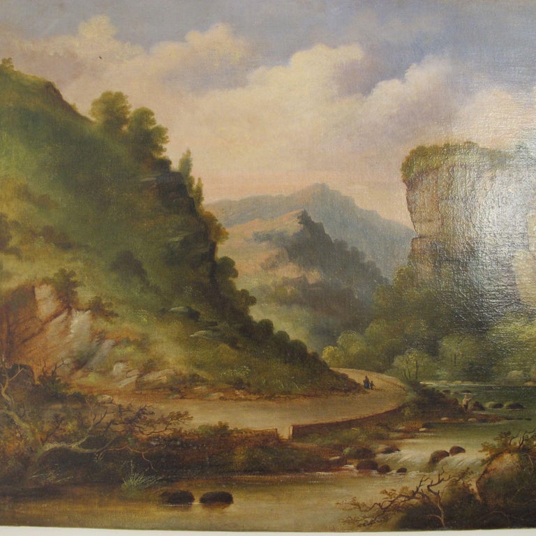 Large European Landscape Painting, Early 19th Century at 1stDibs european landscape paintings
