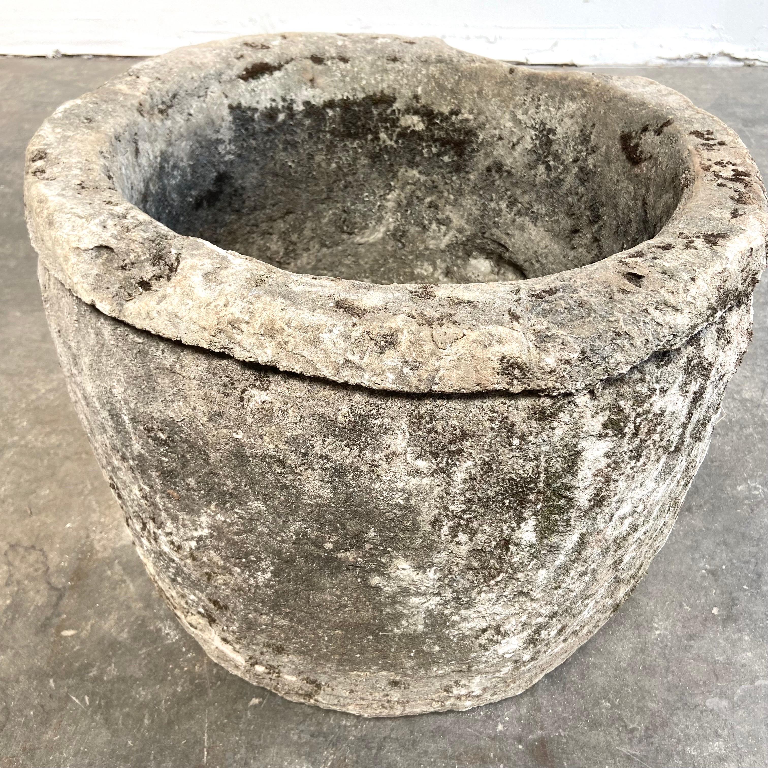 Large European Limestone Garden Fountain Trough or Planter 7