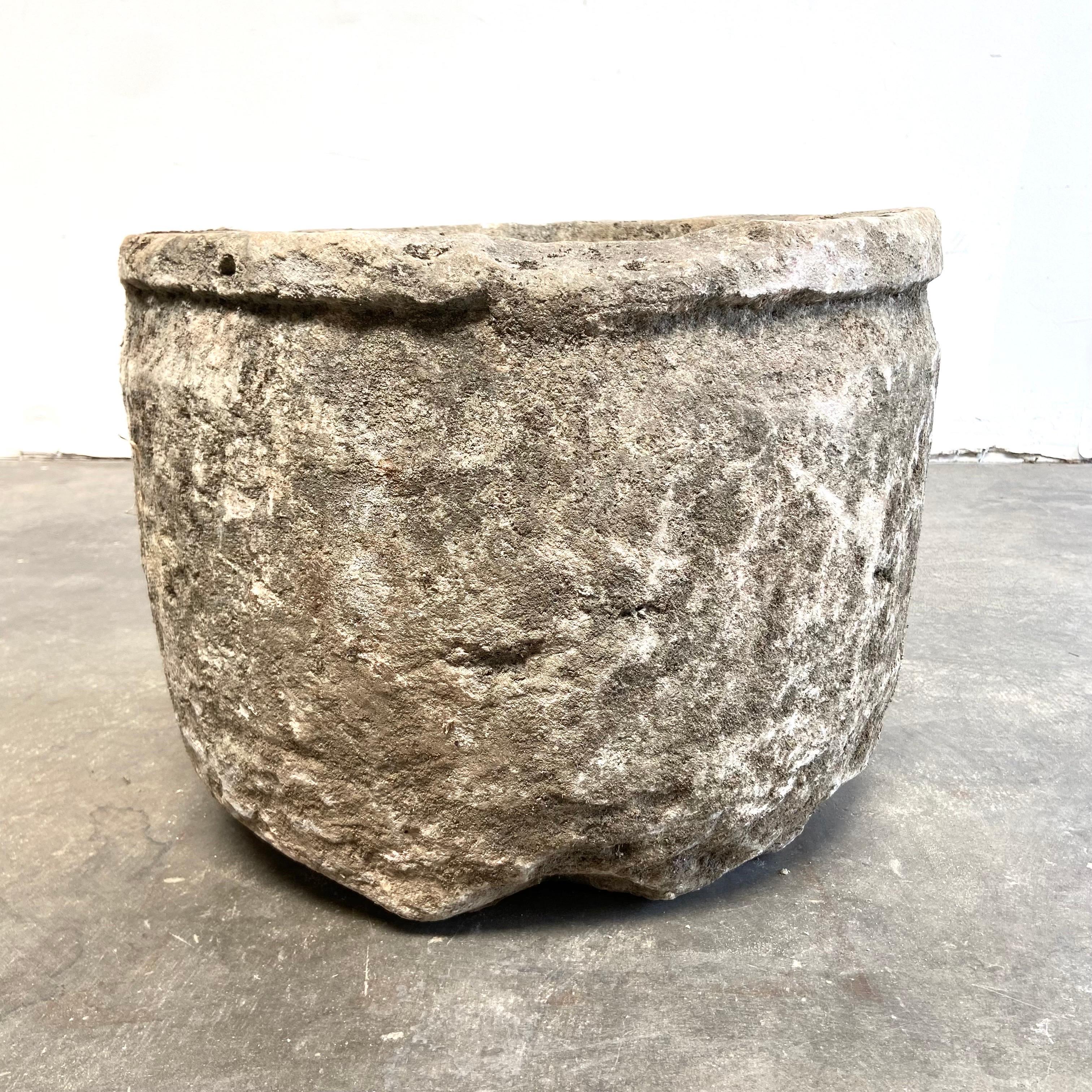 Large European Limestone Garden Fountain Trough or Planter 2