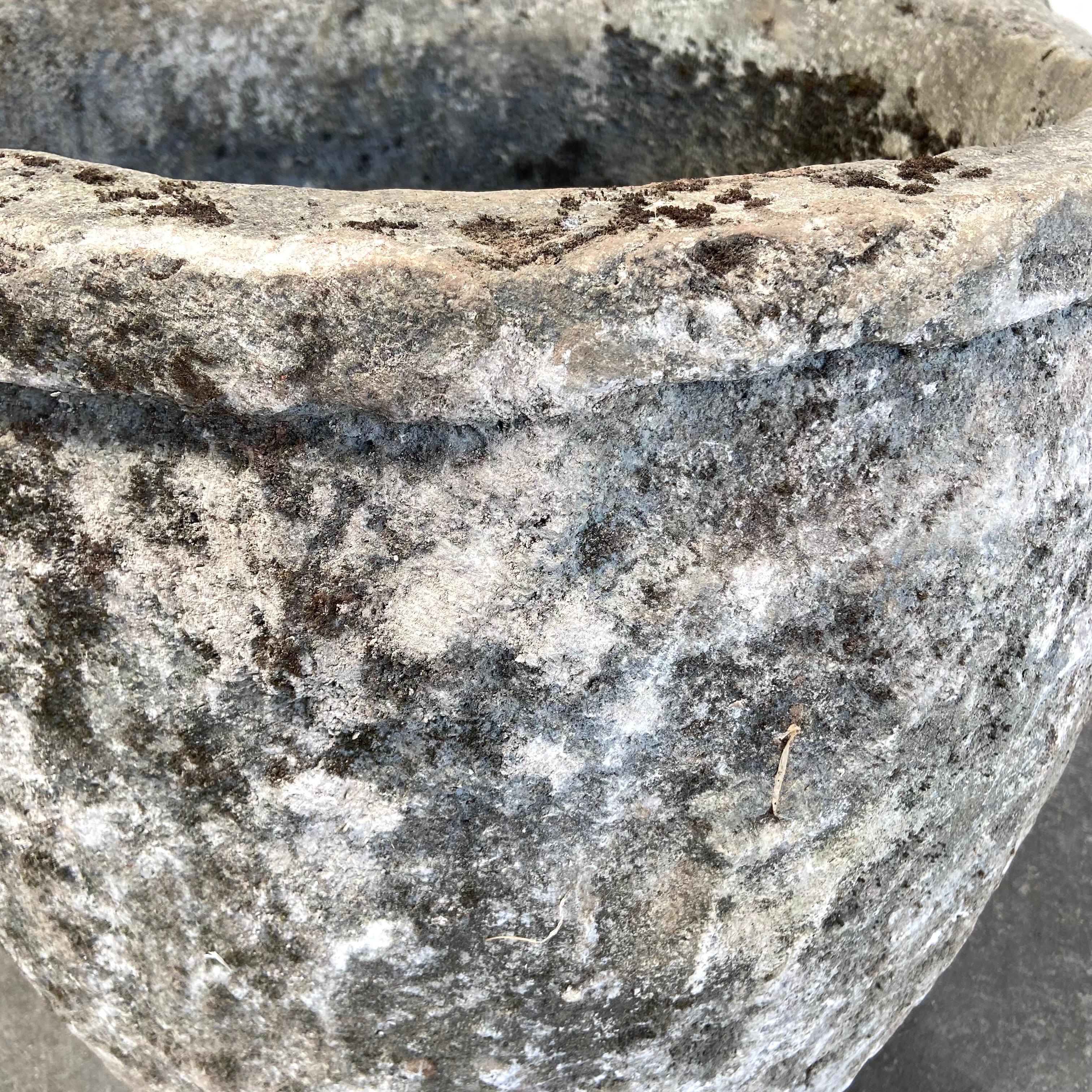 Large European Limestone Garden Fountain Trough or Planter 5