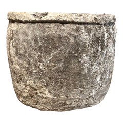 Large European Limestone Garden Fountain Trough or Planter