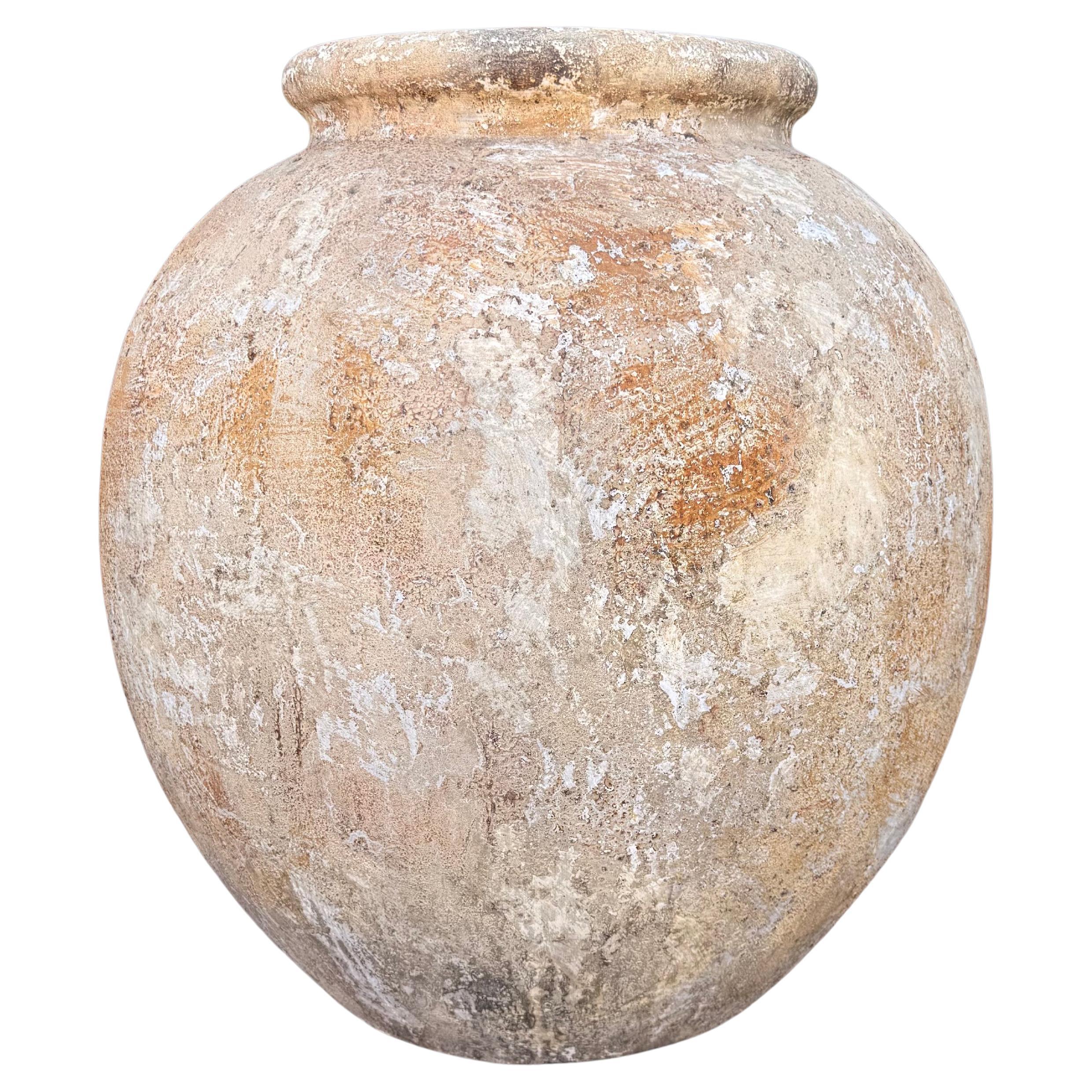 Large European Pottery in the Style of Biot Jarre