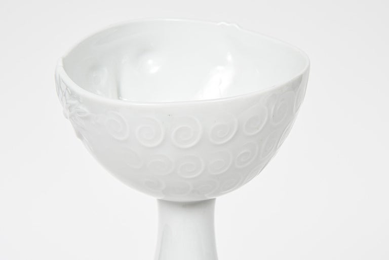 Large Eva Vase Bjorn Wiinblad Rosenthal Vase Ceramic Sculpture 1