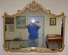 Large Excellent Quality French Style Gold Gilt Wood Mirror Attributed to LaBarge