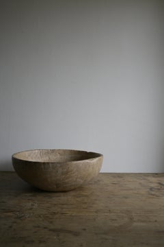 Large exceptional Norwegian Root Bowl, ca 1780-1820