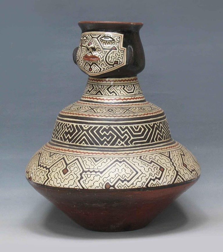 Large and Exceptional Shipibo Pottery Water Vessel Northeastern PERU, 20th  Century at 1stDibs