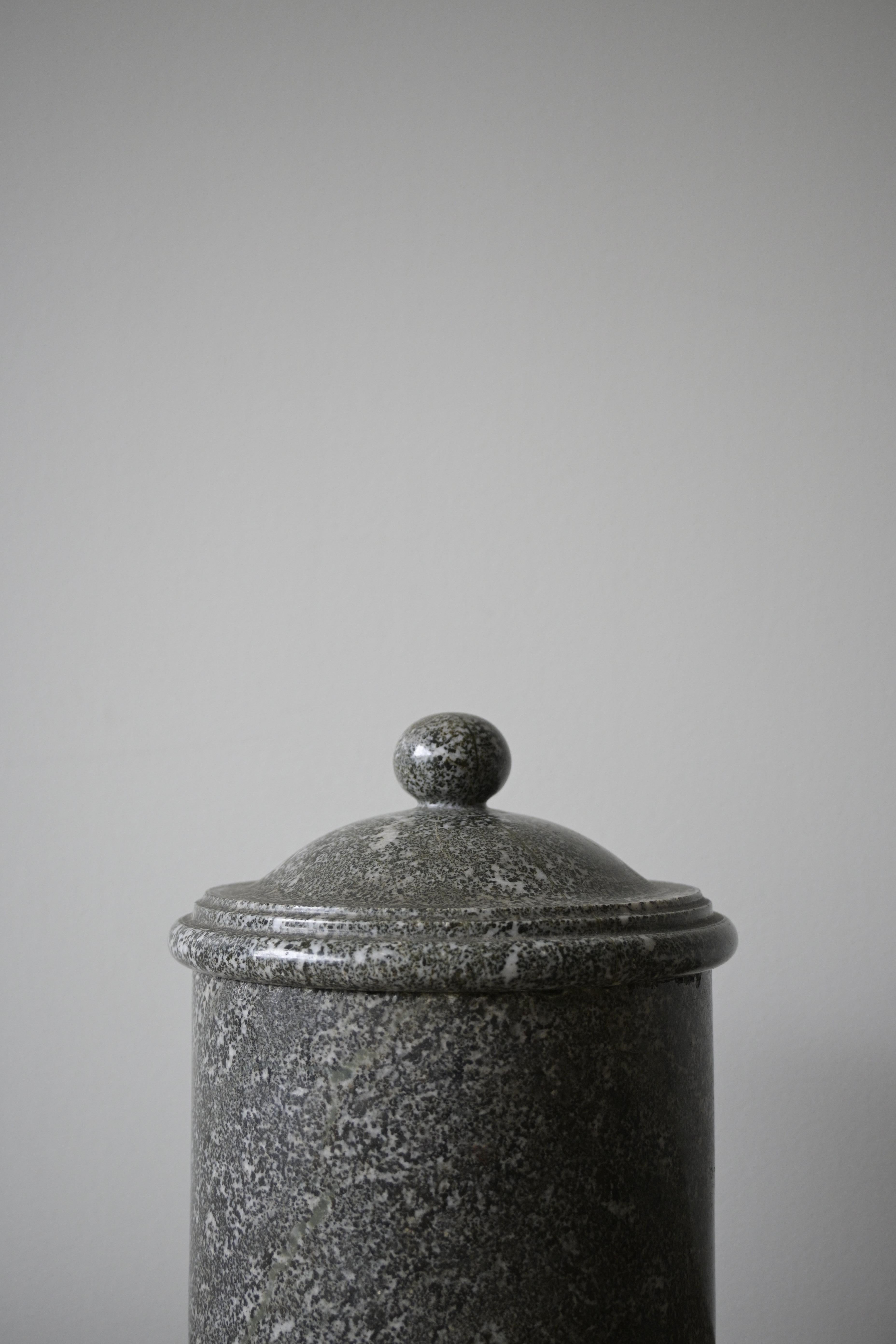 Scandinavian Modern Large Exceptional Swedish Empire Stone Box ca 1800–1830s For Sale