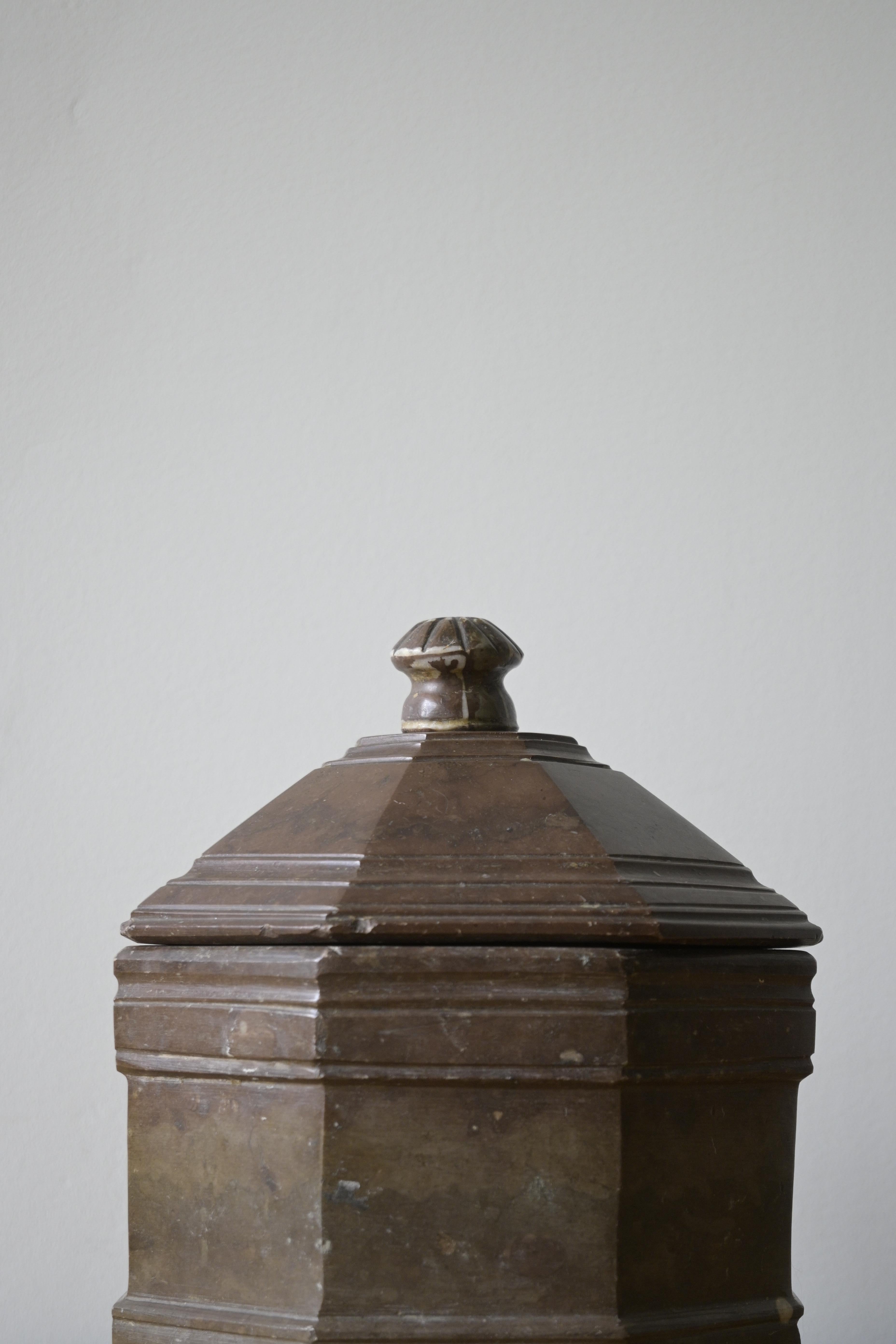 Scandinavian Modern Large Exceptional Swedish Stone Box, ca 1850 For Sale