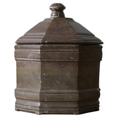Large Exceptional Swedish Stone Box, ca 1850