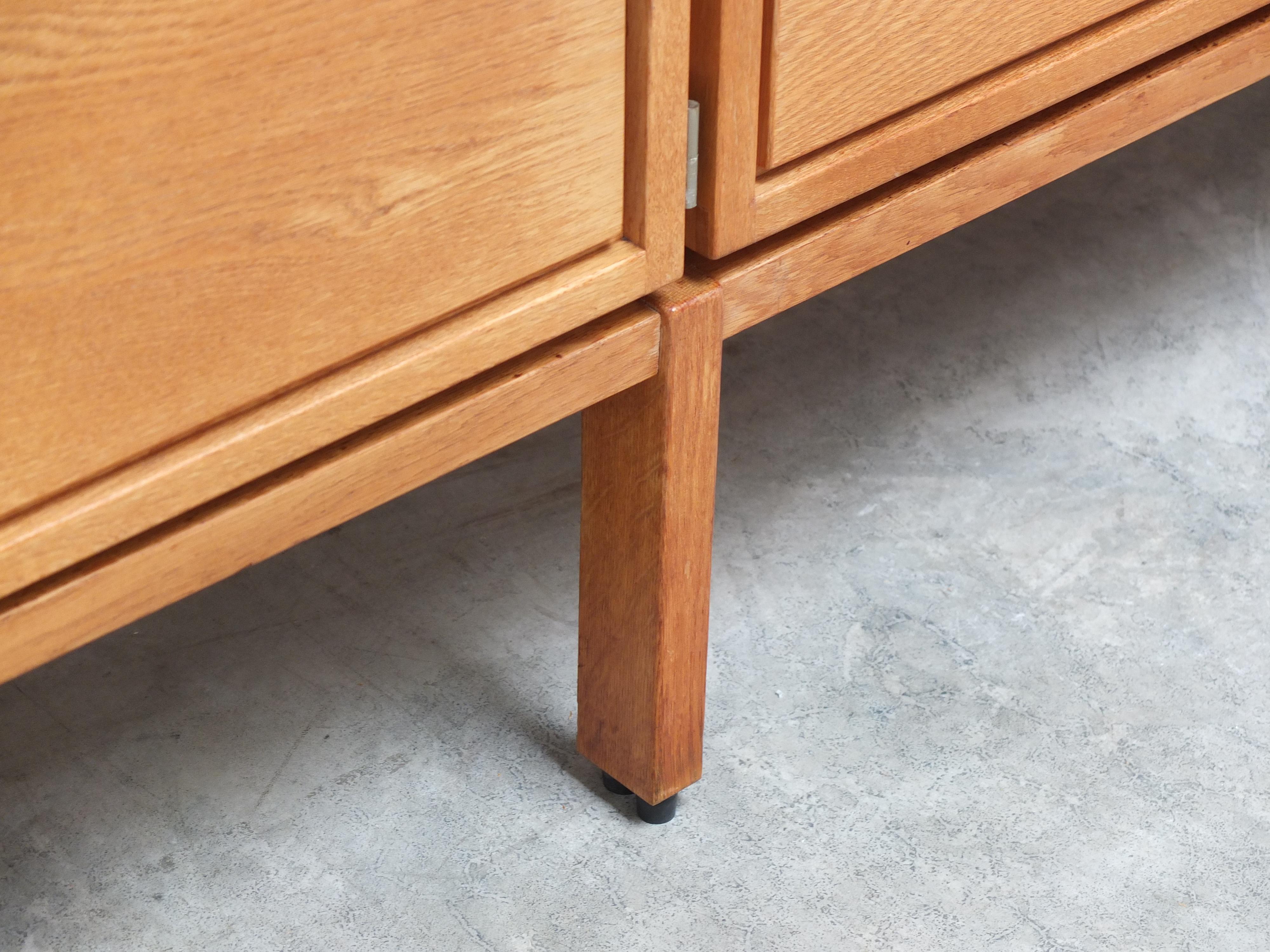 Large Exclusive 'N-Line' Sideboard in Oak by P&J Neirinck, 1968 12