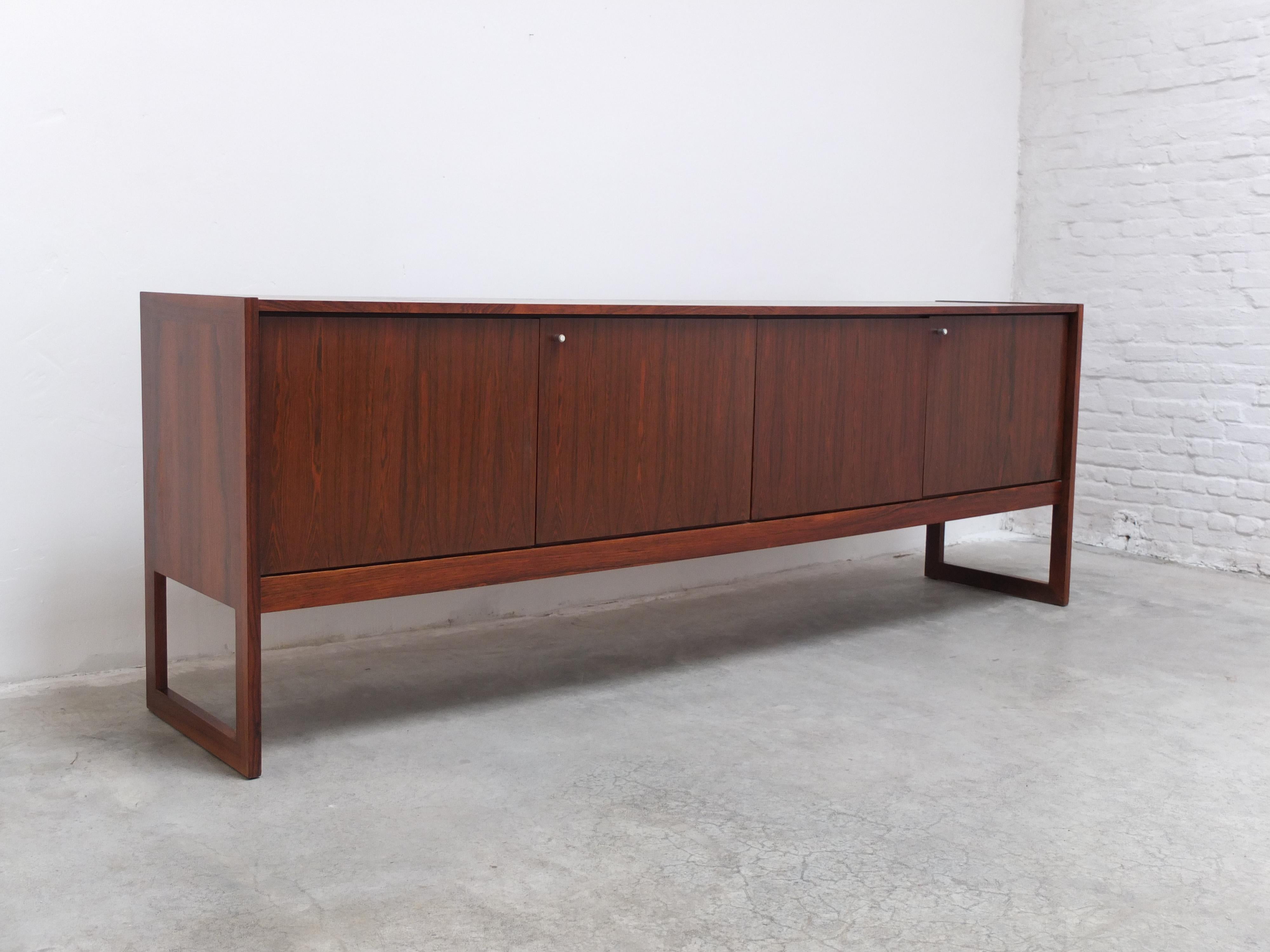 Belgian Large Exclusive 'Tecton' Sideboard by V-Form, 1960s For Sale