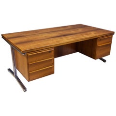 Large Executive AP 137 Originals Desk in teak by Salomonsson and Tempelman 1960s