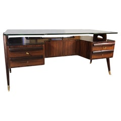 Large executive desk, design Vittorio Dassi, Italy, 1950s