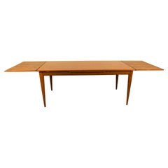 Used Large Expandable Dining Table Mid Century Teak Danish 