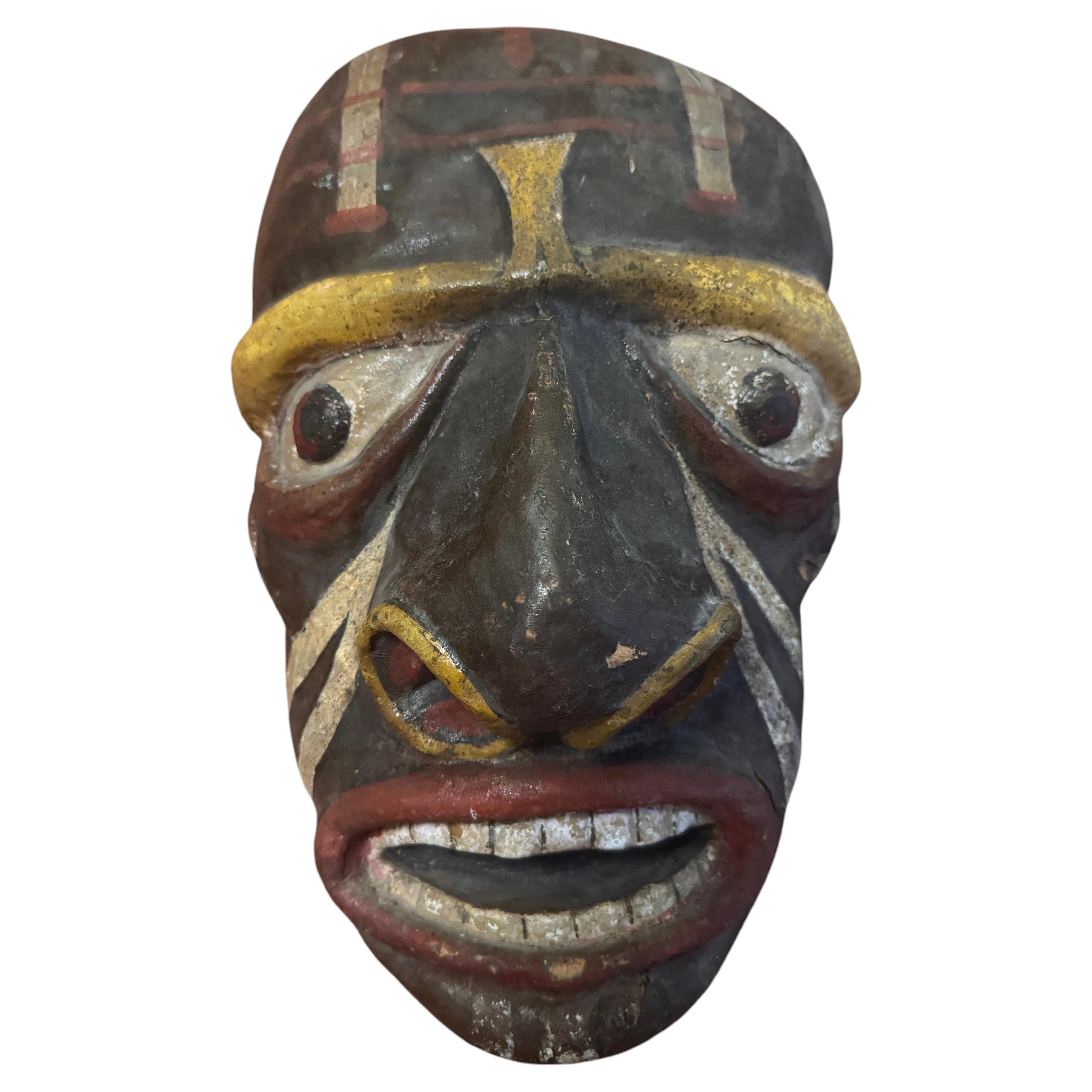 How long does it take to make a papier-mâché mask?