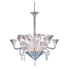 Large Exquisite French Baccarat Crystal Mille Nuits Twelve Light Chandelier