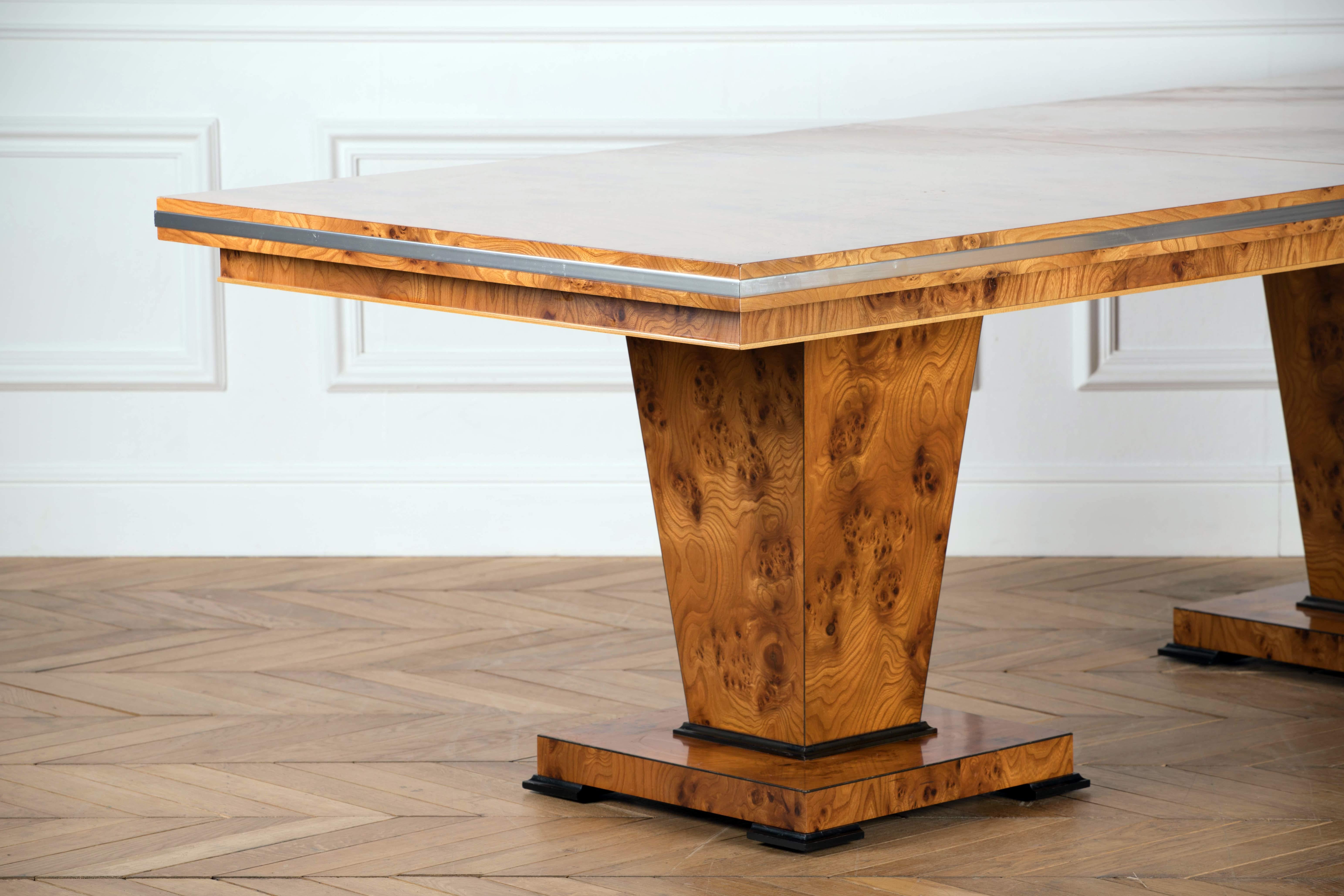 Large Extendable Art Deco Table by Restall Brown and Clennell 3